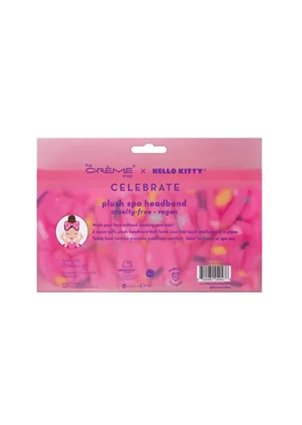 The Crème Shop x Hello Kitty Banda Happy Birthday Celebrate Plush Spa Headband