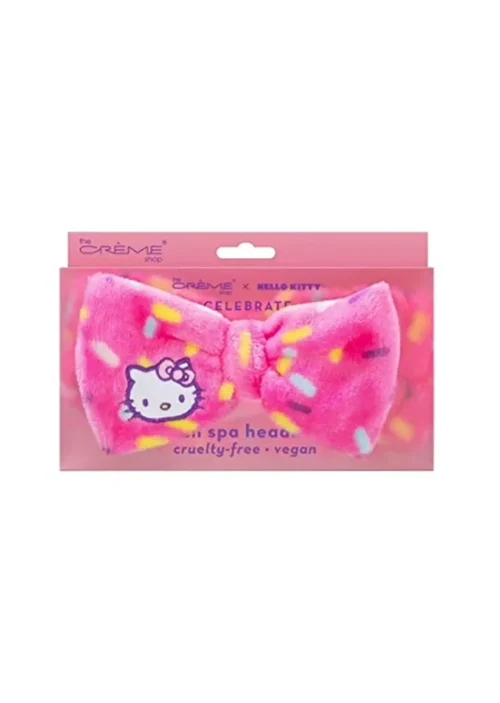 The Crème Shop x Hello Kitty Banda Happy Birthday Celebrate Plush Spa Headband
