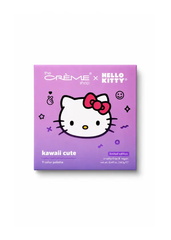 The Crème Shop x Hello Kitty Paleta de 9 Sombras Kawaii Cute