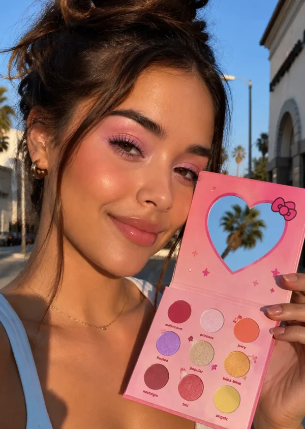 The Crème Shop x  Hello Kitty Paleta de 9 Sombras Angel Baby Color Eyeshadow
