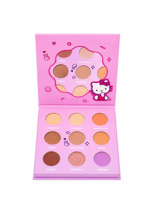 The Crème Shop x Hello Kitty Paleta de 9 Sombras Kawaii Cute