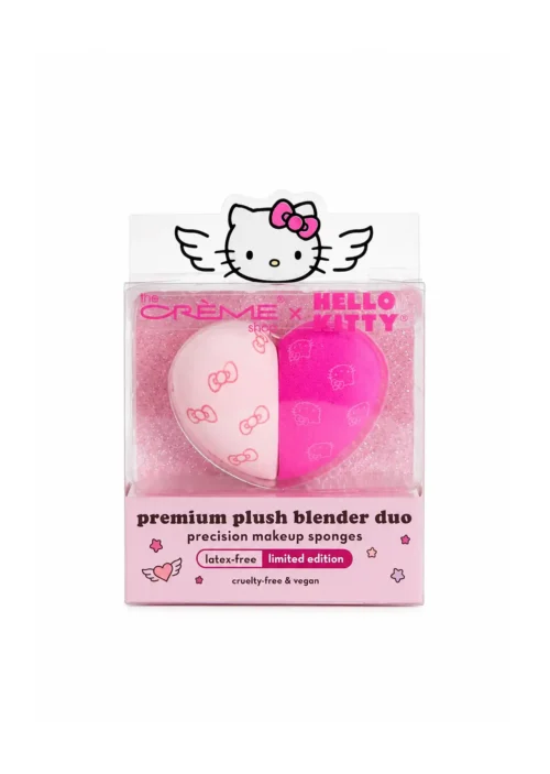 The Créme Shop x Hello Kittty Esponjas Plush Blender duo