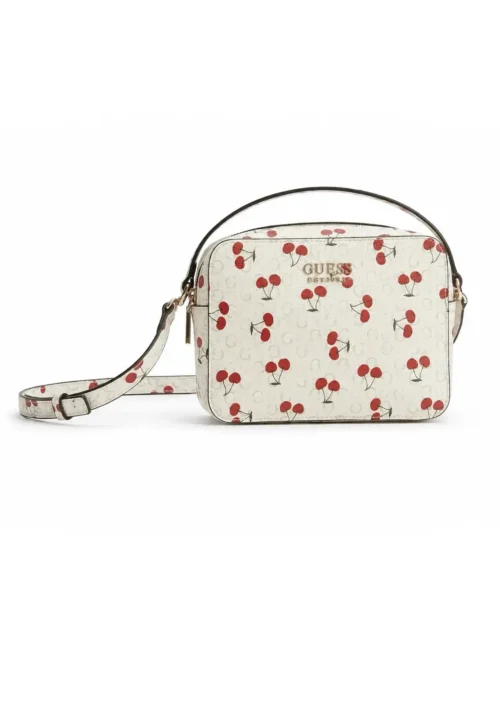 Bolsa Guess Laurel Crossbody con Estampado de Cerezas