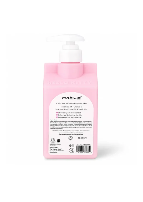 The Crème Shop x Hello Kitty Crema Corporal Body Balm Fresa Con Leche de Avena