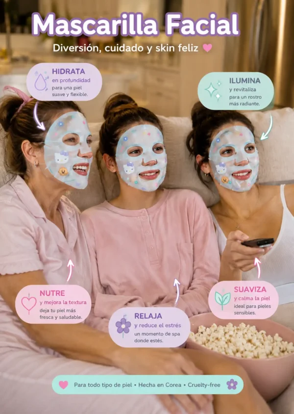The Crème Shop x Hello Kitty + BT21 Mascarilla Facial Pure Renewal