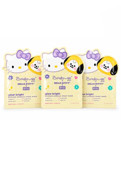 The Crème Shop x Hello Kitty + BT21 Mascarilla Facial Glow Bright Essence