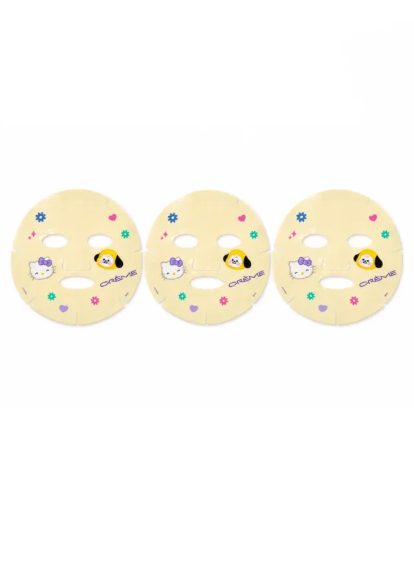 The Crème Shop x Hello Kitty + BT21 Mascarilla Facial Glow Bright Essence
