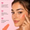 The Crème Shop x Hello Kitty Rubor en Crema Multiusos Creme Blush Balm, Tono Peach Pouf