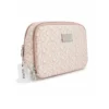 Cosmetiquera Guess Doble Cierre Rosa Monograma