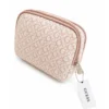 Cosmetiquera Guess Doble Cierre Rosa Monograma