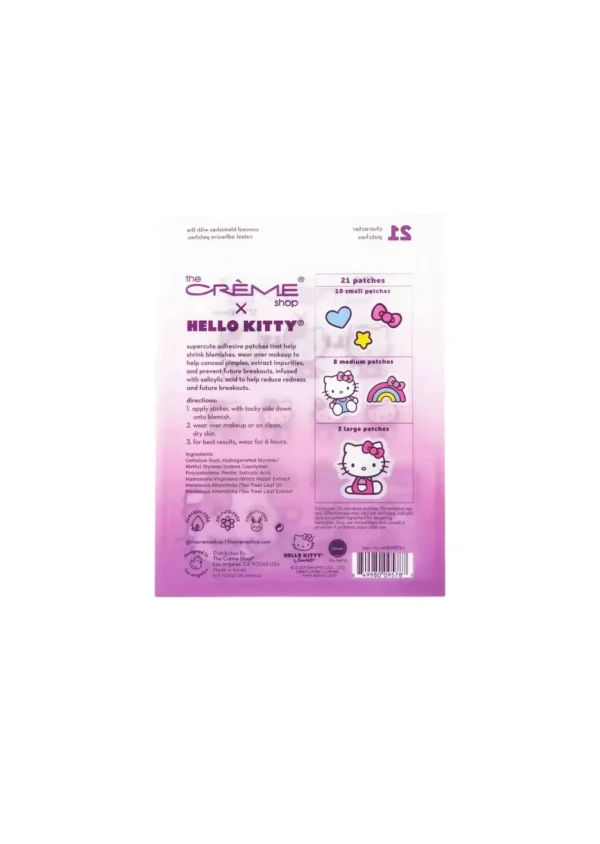 The Crème Shop x Hello Kitty Hydrocolloid Blemish Patches/Parches Granos