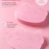 he Crème Shop x Hello Kitty Papel Matificante Mattifying Green Tea Blotting Paper with Mirror and Puff, Absorb Excess Oil, Makeup-Friendly (100 Hojas))