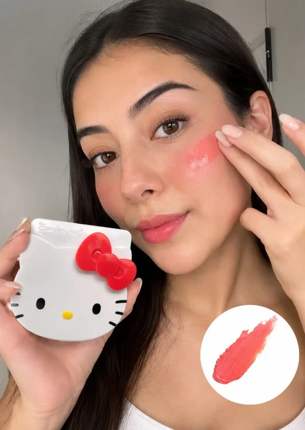The Crème Shop x Hello Kitty Rubor en Crema Multiusos Creme Blush Balm, Tono Berry Cute