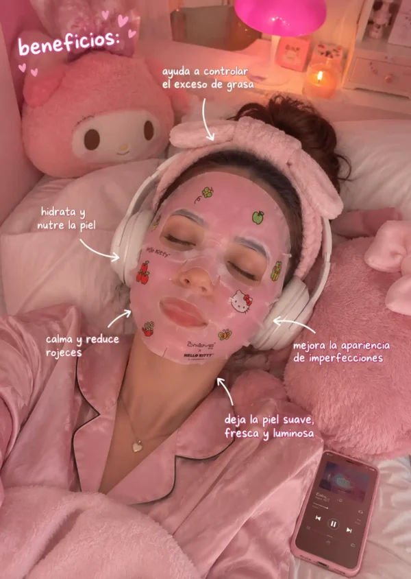 The Crème Shop x Hello Kitty Mascarilla Facial Problem Solver