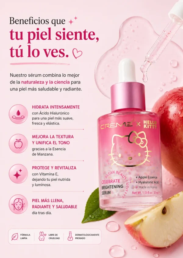 The Crème Shop x Hello Kitty Serum Manzana Celebrate Brightening Serum