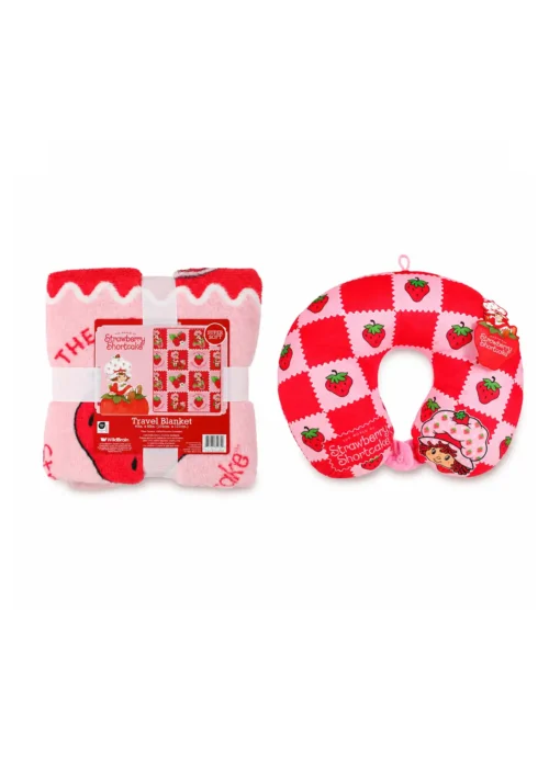 Set de Rosita Fresita Manta + Almohada Classic Berry 🍓