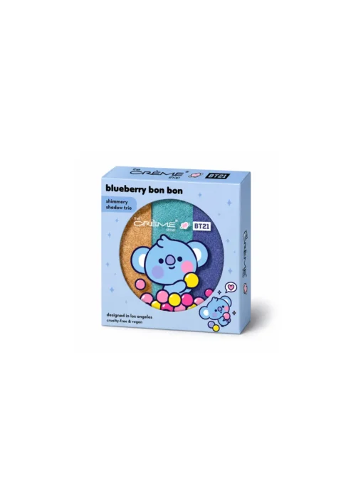 The Crème Shop x BT21 Trío Sombras Baby Koya Blueberry Bon Bon