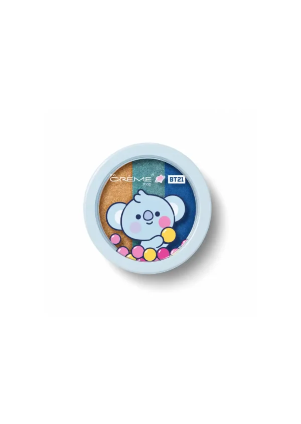The Crème Shop x BT21 Trío Sombras Baby Koya Blueberry Bon Bon