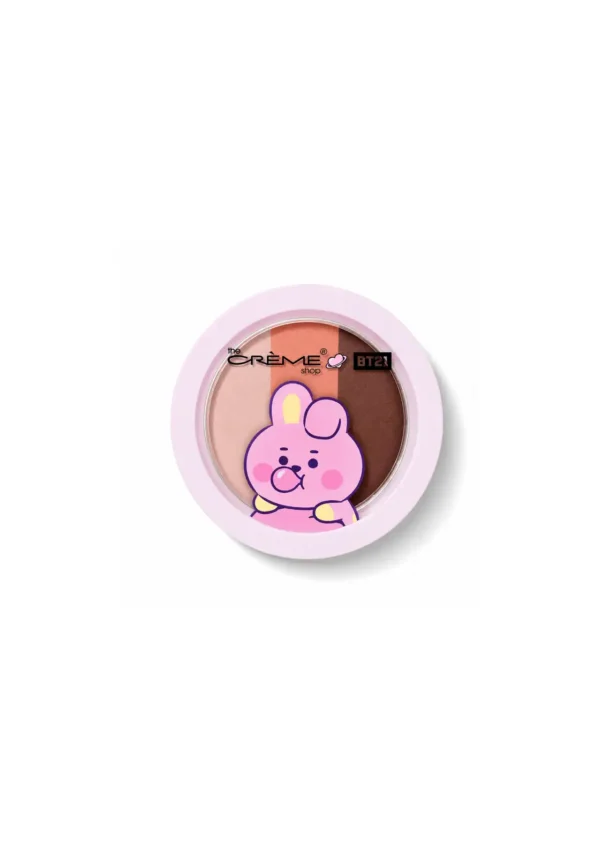 The Crème Shop x BT21 Trío Sombras Baby Cooky Eyeshadow Bubblegum Pop