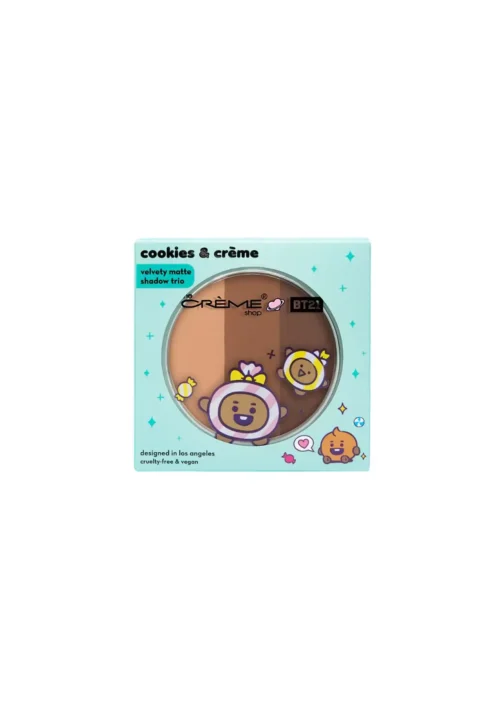 The Crème Shop x BT21 Trío Sombras Baby Shooky Cookies & Cream