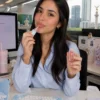 The Crème Shop x Cinnamoroll Labial Lip Oil Dewy Day Tono Poppy