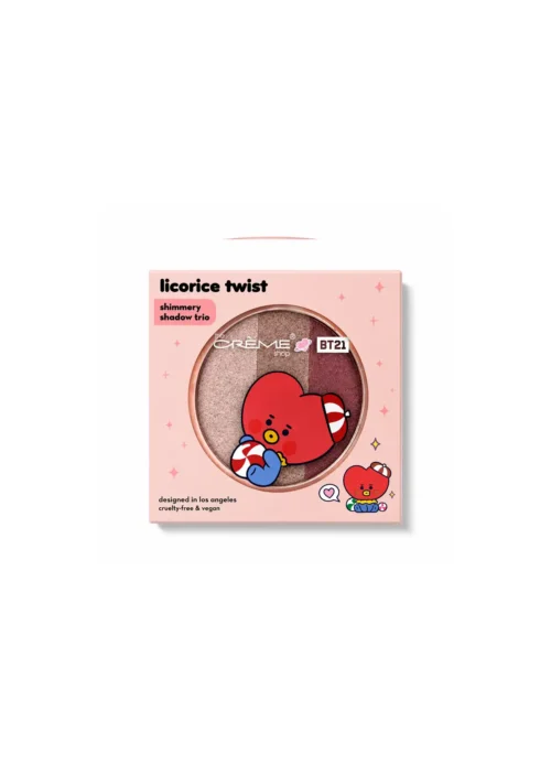 The Crème Shop x BT21 Trío Sombras Eyeshadow Licorice Twist Tata