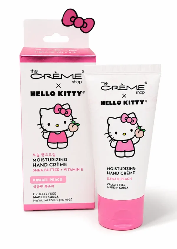 The Crème Shop x Hello Kitty Crema de Manos Moisturizing Hand Cream Kawaii Peach
