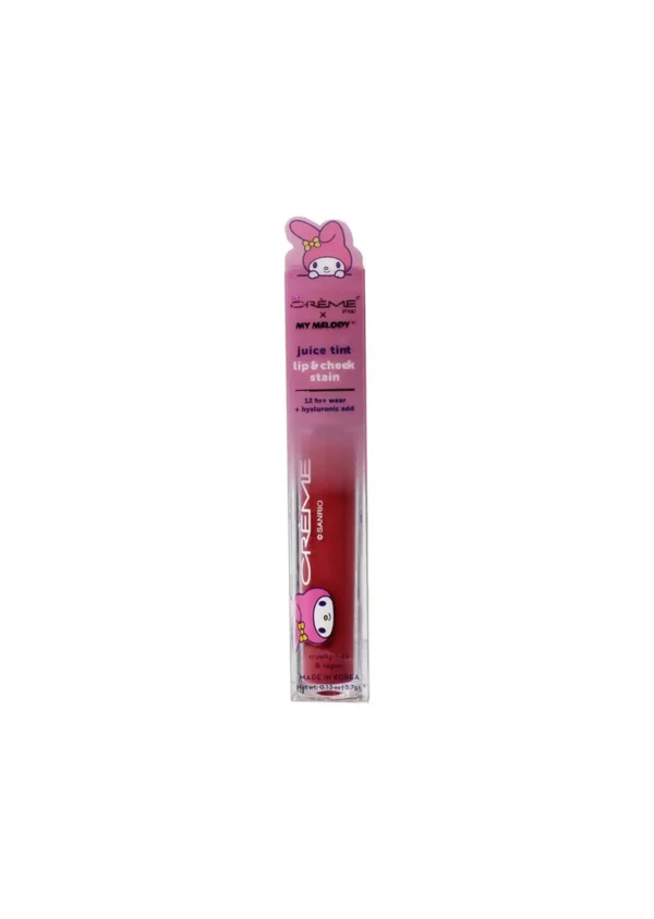 The Crème Shop X My Melody Labial y Rubor Juice Tint Lip & Cheek Stain Cookie Crush