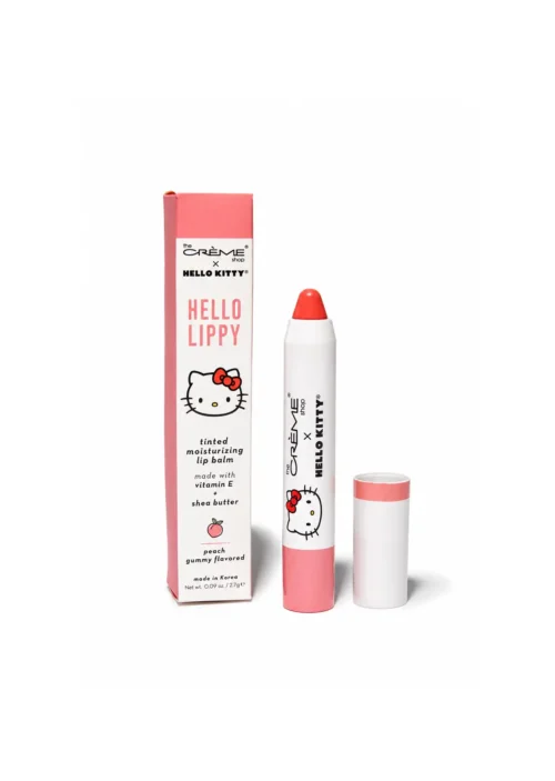 The Crème Shop x Hello Kitty Hello Labial Lippy Tinted Lip Balm Peach