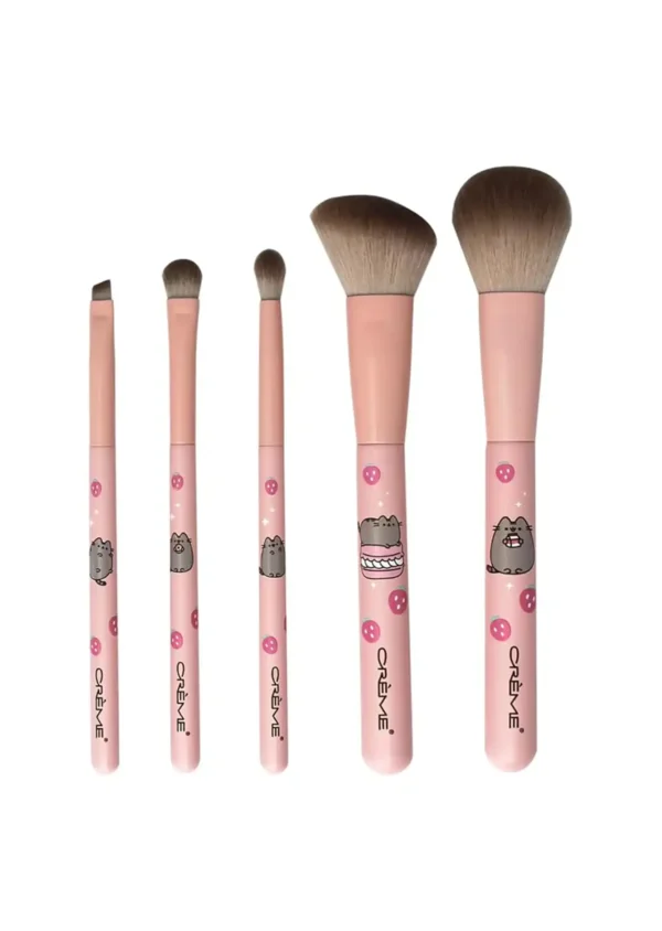 The Crème Shop X Pusheen 5 Brochas de Maquillaje Pretty Finish