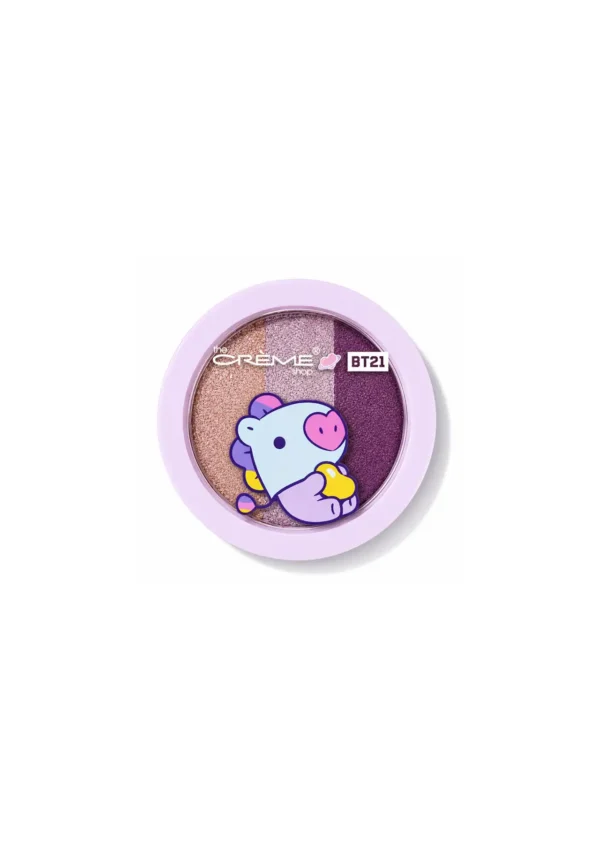 The Crème Shop x BT21 Trío Sombras Eyeshadow Grape Jelly Bean