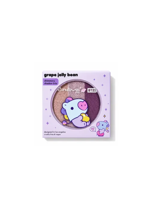 The Crème Shop x BT21 Trío Sombras Eyeshadow Grape Jelly Bean