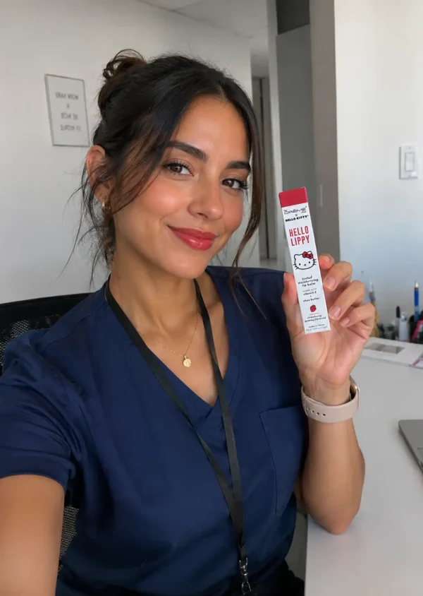 The Crème Shop x Hello Kitty Labial Hello Lippy Strawberry Sweetheart