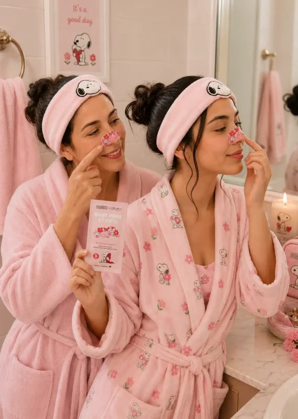 Célavi X Peanuts Snoopy Nose Pore Strip Nariz Puntos Negros 6 piezas