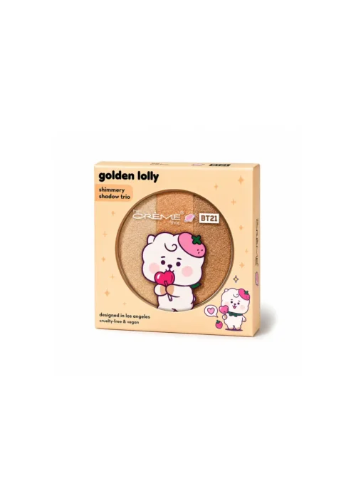 The Crème Shop x BT21 Trío Sombras Baby RJ Golden Lolly Shimmery Eyeshadow