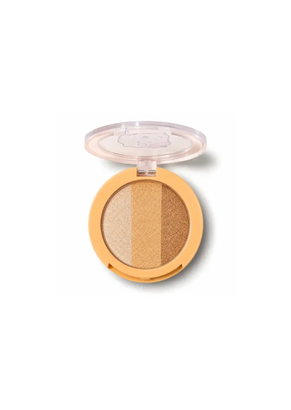 The Crème Shop x BT21 Trío Sombras Baby RJ Golden Lolly Shimmery Eyeshadow