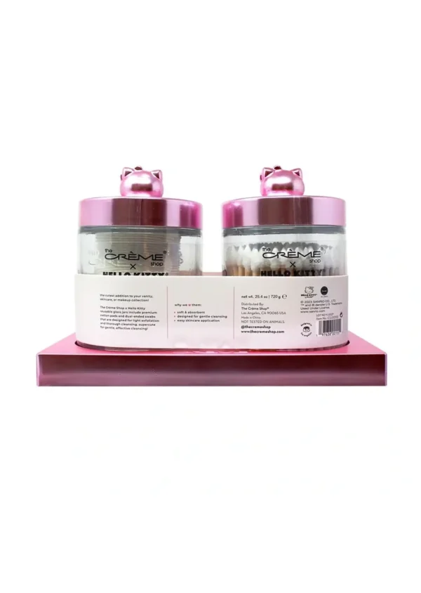The Crème Shop x Hello Kitty Chic Set de Frascos Reusables Rosa