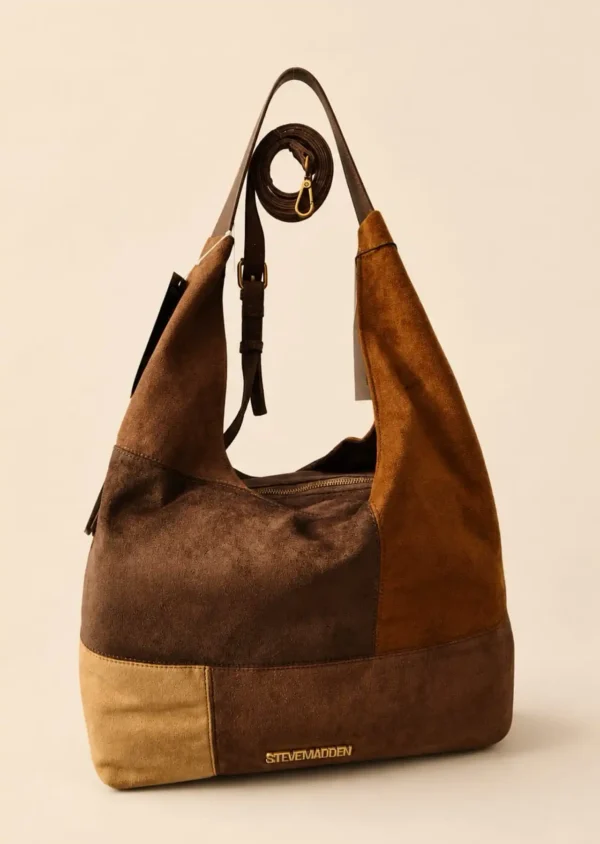 Steve Madden Patchwork Hobo Bag, Brown Multi