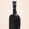 Bolso Crossbody Steve Madden Negra con Diseño Tejido