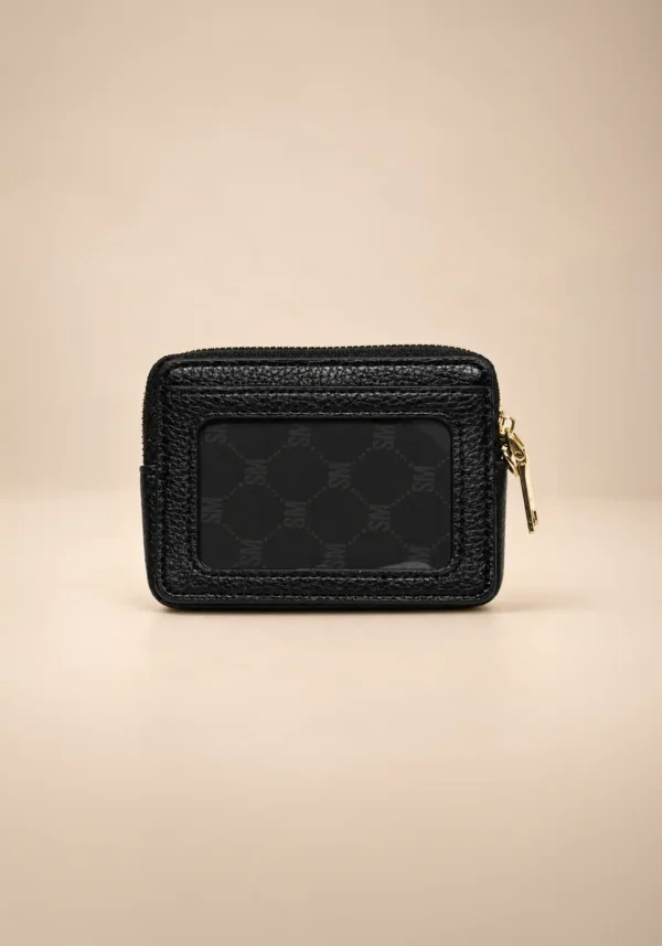 Monedero Tarjetero Steve Madden Negro con Correa