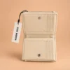 Cartera Compacta Acolchada Steve Madden Blanca