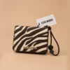 Cartera Monedero Mini Steve Madden con estampado de zebra