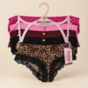 Set de 5 Panties Juicy Couture con Encaje, Talla S