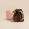 Set de 2 Mini Monederos Juicy Couture con Espejo de Corazón