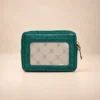 Monedero Tarjetero Muñequera Steve Madden Verde con Correa