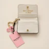 Cartera Tarjetero Juicy Couture Negro con Llavero de Corazón