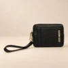 Monedero Tarjetero Steve Madden Negro con Correa